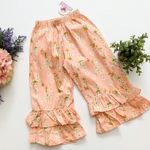 Jelly the Pug Floral Ruffled Pants